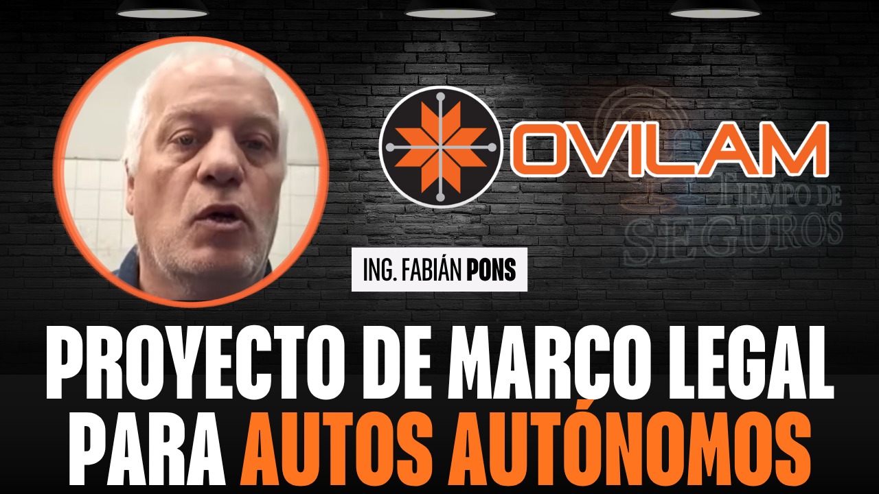 Para analizar un poco más los aspectos técnicos del proyecto de ley presentado en el Congreso, acerca del funcionamiento de los autos de conducción autónoma y su seguro, contamos con la autorizada opinión del Ing. Fabián Pons, presidente de OVILAM.